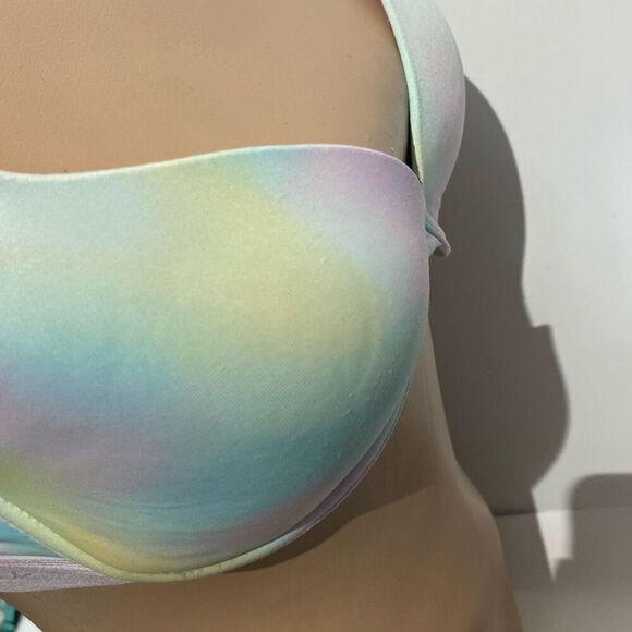 Pink Victoria's Secret Women's Multicolor Wear Everywear Lined T-Shirt Bra 34B - Picture 6 of 8